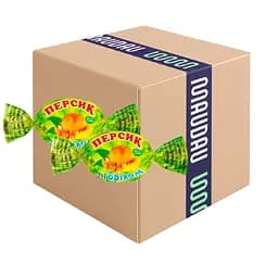 Цукерки Аметист Плюс Персик з волоським горіхом в глазурі 1 кг  