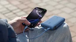 Belkin Акумулятор портативний літій-іонний Power Bank Belkin 20000мА·рік, 20Вт, з дисплеєм, синій - мініатюра 3