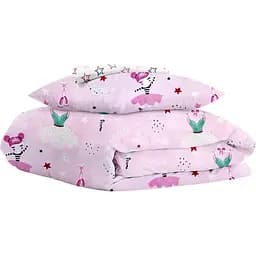 Комплект постільної білизни дитячий Cosas Ballerina 110 х 140 см (Ballerina_Rose_140)