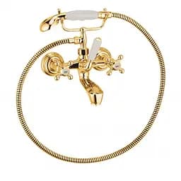 Смеситель для ванны Kludi Adlon DN 15 золотой 514414520