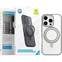 Чохол Blueo Frosted Magnetic Case Rotatable Stand with MagSafe для Apple iPhone 16 Pro Grey [133049] - мініатюра 3