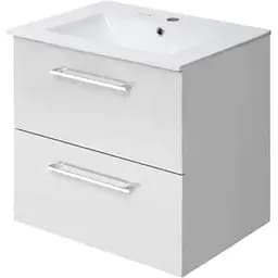 Тумба підвісна Imprese Valtice з умивальником 60 см Білий f3202W Білий