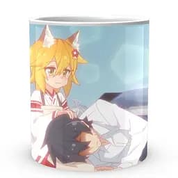 Кружка GeekLand Заботливая 800-летняя жена The Helpful Fox Senko-san help FSS 02.10 330 мл разноцветная
