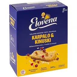 Галета Elovena з вівса з журавлиною та карамеллю 300 г