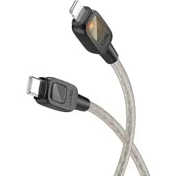 Кабель Hoco Stone PD silicone intelligent power-off charging data cable U124 1 м 27W