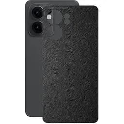 Захисна плівка StatusSKIN для Oppo Reno 13 F 4G Корпус Вініл Шкіра чорна