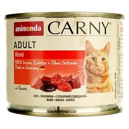 Вологий корм для котів Animonda Carny Adult Beef з яловичиною 200 г - мініатюра 2