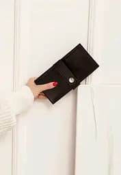 Кожаный портмоне 3.0 черный Crazy Horse