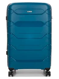 Валіза велика L поліпропілен Worldline Airtex 282 109л 74×47×30см Синій - мініатюра 3