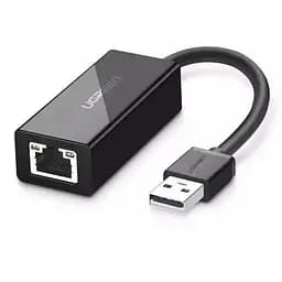 Адаптер Ethernet UGREEN USB 2.0 to LAN RJ-45 Black
