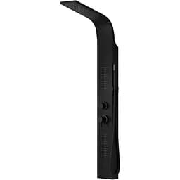 Душова панель Corsan Alto black з термостатом A017TBL, Чорний матовий