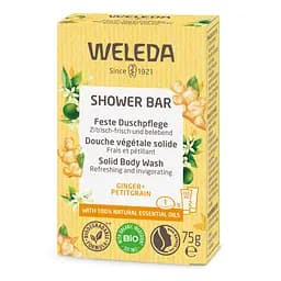Твердый арома-бар для душа Weleda Имбирь и Горький апельсин, 75 г (006244X9)