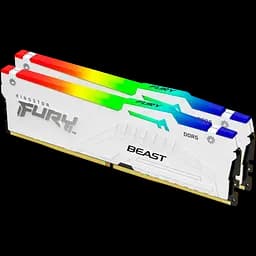 Оперативна пам'ять Kingston Fury 32GB (2x16GB) DDR5 6000MHz Beast RGB EXPO White (KF560C36BWE2AK2-32) - мініатюра 2