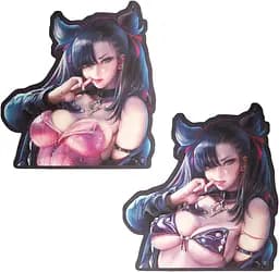 Голографічна наклейка Покемон Марні Галар Pokemon Marnie Galar hs 58