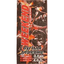 Уголь древесный WEEKEND 3.0 кг