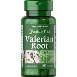 Натуральна добавка Puritan’s Pride Valerian Root 265 mg 100 капсул