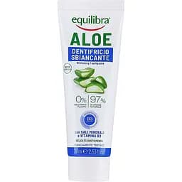 Зубна паста Equilibra Aloe Whitening Toothpaste 75 мл - мініатюра 2