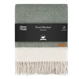 Плед Ardesto Leonardo  Bianco 140x200 см 100% вовна зелений (ART0504LB)