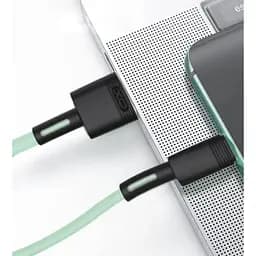 Кабель XO NB-Q166 fast charging USB cable for Micro 5A/1 м Зелений