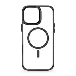 Чехол для Apple iPhone 16 Pro Max, Unit MagSafe, черный, прозрачный, магсейф, противоударный, магнитный, панель-накладка с поддержкой MagSafe, с поддержкой беспроводной зарядки, TPU+PC, защита всего корпуса, ударостойкий, ArmorStandart (ARM78713)
