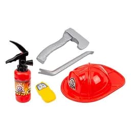 Дитяча іграшка "Набір пожежника" ТехноК 8591TXK каска, вогнегасник, інструменти