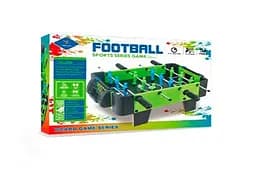 Футбол дерев'яний 2604, на ніжках, на штангах, ігрове поле 42-29,5см, м'ячики, в коробці (6903317726707)