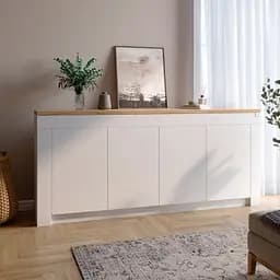 Великий комод LION Ларрі-1 Нiмфея альба/Дуб Аппалачі (LION-041009)