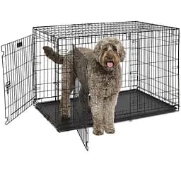 DOG-INN ferplast вольєр манеж клітка будка для собак двох дверна - мініатюра 6