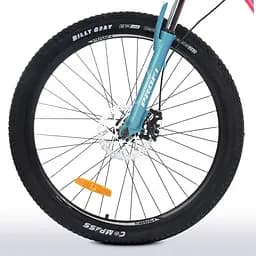Велосипед "BELLE" PROF1 G26BELLE A26.1 26 д. Алюм.рама 17 ", SHIMANO 21SP, алюм.DB, FW TZ500, малиново-білий - мініатюра 7