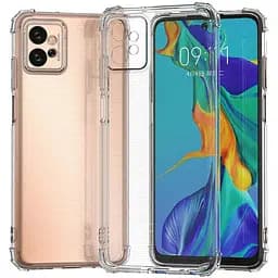 TPU чохол Getman Ease logo посилені кути Full Camera для Motorola Moto G32 Безбарвний прозорий