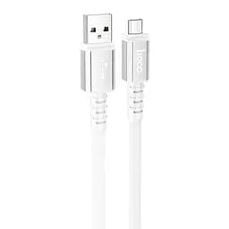 Дата кабель Hoco X85 Strength USB to MicroUSB (1m) White