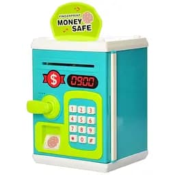 Копилка-сейф детская M 6161 с кодом светом и отпечатком пальца