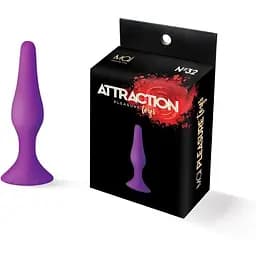 Анальная пробка на присоске Mai Attraction Toys №32 Purple