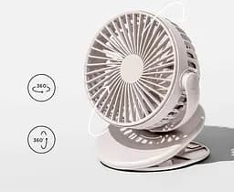 Портативний вентилятор Solove Clip Fun F3 Silver [86403] - мініатюра 2