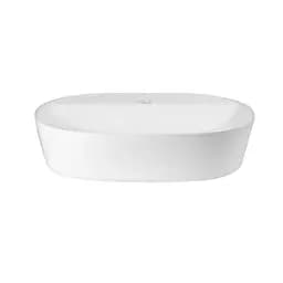 Умивальник Qtap Scorpio накладний овальний 505x385x120 мм White + донний клапан PU02, Білий - мініатюра 3