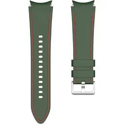 Браслет для Samsung Galaxy Watch 5 - зелено-красный ширина крепления 20мм силикон размер L Watchbands RLine (W1-6WB898656654)