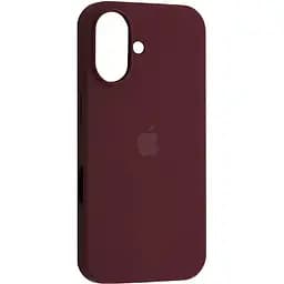 Чохол Silicone Case для Apple iPhone 16 Plum AA [115089]
