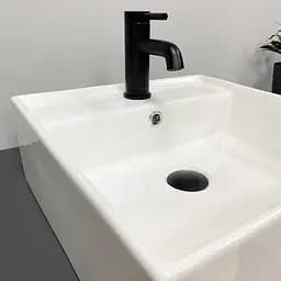 Умивальник VBI Teramo S white накладний підвісний VBI-014700, Білий - мініатюра 5