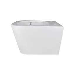 Унітаз підвісний Qtap Crow безобідковий з сідінням Soft-close QT05335171W, Білий - мініатюра 8