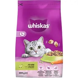 Сухой корм для котов Whiskas с ягненком 300 г