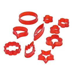 Каттеры кондитерские пластиковые "Цветы" набор из 9 форм, Kitchette 84098