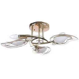 Люстра стельова Brille класична E14 40W G (LK-341C/3)