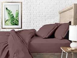 Простирадло Cosas на резинці 100х200 mousse, шоколад (Chocolate_100x200x20) - мініатюра 2