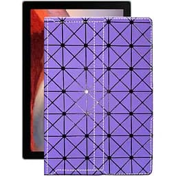 Чохол StatusCASE з екошкіри для планшету Microsoft Surface Pro 7 Plus Фіолетовий ромб