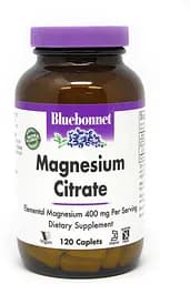 Вітаміни та мінерали Bluebonnet Nutrition Magnesium Citrate, 120 капсул