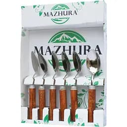 Набор чайных ложек Mazhura Wood walnut 6 шт. (mz505660)