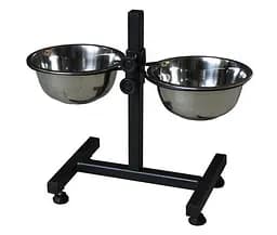 Миски на подставке для собак 2*0,6 л (высота 24 см)