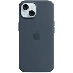 Силіконовий чохол CasePro Silicone Case with MagSafe Storm Blue для iPhone 15