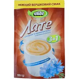 Напій розчинний Elite Латте 3в1 з цикорієм 190 г
