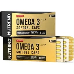 Омега 3 з вітаміном D3 Nutrend Omega 3 Plus 120 гель капсул
